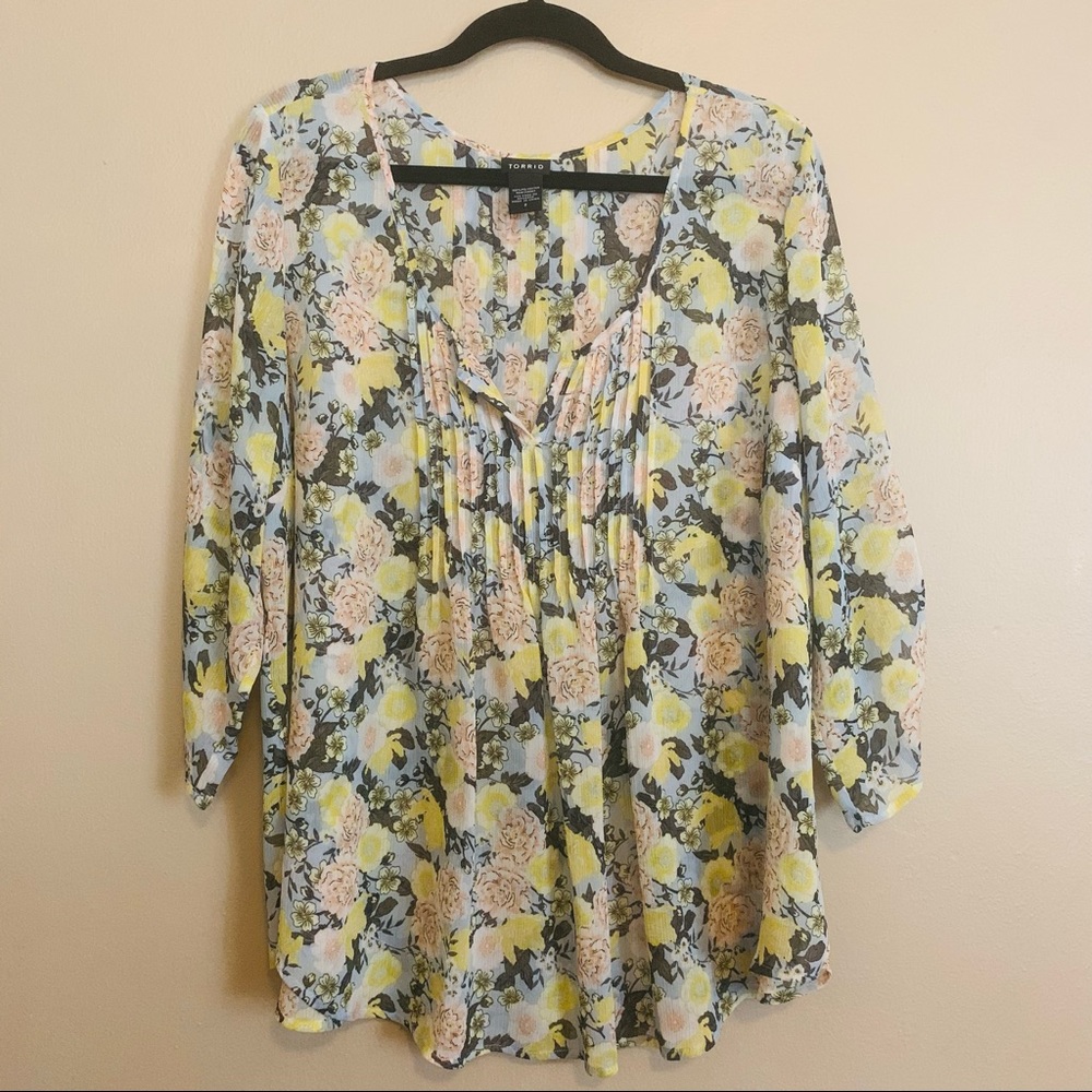 Torrid Pintuck Top